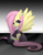 Size: 1500x1900 | Tagged: safe, artist:geraritydevillefort, fluttershy, pegasus, pony, fake it 'til you make it, g4, my little pony: friendship is magic, black eyeshadow, black sclera, clothes, ear piercing, earring, eyeshadow, female, fluttergoth, goth, jewelry, makeup, mare, necklace, piercing, sitting, solo, spread wings, wings