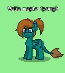 Size: 613x682 | Tagged: safe, oc, oc:velia maple, changeling, pony, pony town