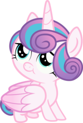 Size: 3000x4475 | Tagged: safe, artist:sollace, edit, editor:slayerbvc, princess flurry heart, alicorn, pony, a flurry of emotions, g4, .svg available, baby, cute, diaperless edit, female, flurrybetes, high res, nudity, show accurate, simple background, solo, transparent background, vector