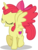 Size: 1405x1869 | Tagged: safe, artist:raindashesp, apple bloom, alicorn, pony, g4, alicornified, bloomicorn, cutie mark, female, filly, race swap, simple background, solo, the cmc's cutie marks, transparent background, vector, xk-class end-of-the-world scenario