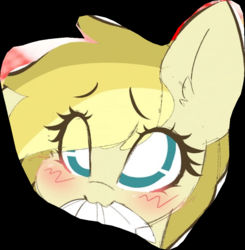 Size: 902x922 | Tagged: safe, oc, oc only, unnamed oc, pony, blushing, pillow