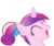 Size: 881x733 | Tagged: safe, artist:rainbow eevee, princess cadance, alicorn, pony, g4, adorasexy, bust, cute, cutedance, eyes closed, female, filly, filly cadance, open mouth, ponytail, sexy, simple background, solo, teen princess cadance, transparent background, young, younger