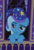 Size: 384x558 | Tagged: safe, edit, edited screencap, screencap, trixie, pony, g4, to where and back again, cropped, female, hat, inverted mouth, lidded eyes, nightcap, sleepy, solo, trixie's nightcap, trixie's wagon
