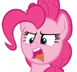 Size: 441x411 | Tagged: safe, edit, pinkie pie, earth pony, pony, g4, female, mare, no spoilers, open mouth, simple background, teeth, tongue out, transparent background