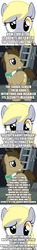 Size: 500x3404 | Tagged: safe, edit, edited screencap, editor:lord you know who, screencap, derpy hooves, doctor whooves, time turner, earth pony, pony, comic:the epilogue, a horse shoe-in, g4, comic, doctor who, fanfic art, implied grogar, implied trixie, men in black, screencap comic, the doctor