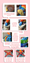 Size: 2826x5933 | Tagged: safe, artist:caibaoreturn, editor:str1ker878, rainbow dash, pegasus, pony, comic:pony washing instructions, g4, comic, female, irl, photo, plushie