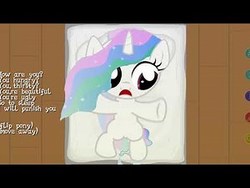 Size: 300x225 | Tagged: dead source, safe, artist:gmstav, princess celestia, alicorn, pony, g4, cyrillic, engrish, female, filly, filly celestia, foal, grammar error, joypony, moments before disaster, russian, younger