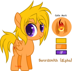 Size: 900x887 | Tagged: safe, artist:t-aroutachiikun, oc, oc only, oc:swordsmith, pegasus, pony, base used, colt, male, reference sheet, simple background, solo, transparent background