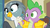 Size: 1120x625 | Tagged: safe, screencap, gabby, spike, dragon, griffon, dragon dropped, g4, my little pony: friendship is magic, claws, cute, female, food, gabbybetes, holding, holding a dragon, ice cream, male, spikabetes, winged spike, wings