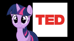 Size: 1280x720 | Tagged: safe, twilight sparkle, pony, equestria daily, g4, ted