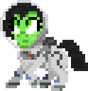 Size: 124x128 | Tagged: safe, artist:enragement filly, oc, oc:filly anon, pony, astronaut, female, filly, pixel art, spacesuit