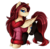 Size: 3026x2983 | Tagged: safe, artist:pridark, oc, oc only, oc:blade dancer, oc:reverse roll, pegasus, pony, clothes, commission, female, glasses, high res, mare, simple background, solo, transparent background