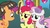 Size: 1920x1080 | Tagged: safe, screencap, apple bloom, scootaloo, sweetie belle, earth pony, pegasus, pony, unicorn, g4, the last crusade, cutie mark, cutie mark crusaders, female, filly, hat, house, the cmc's cutie marks
