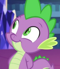 Size: 210x240 | Tagged: safe, screencap, spike, dragon, equestria girls, g4, my little pony equestria girls: rainbow rocks, adorable face, castle, cropped, cute, cute little fangs, cute smile, fangs, hands behind back, happy, male, smiling, solo, spikabetes