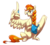 Size: 900x810 | Tagged: safe, artist:longmuzzlepony, oc, oc only, pegasus, pony, book, pegasus oc, pencil, simple background, solo, spread wings, thumbs up, transparent background, wing hands, wings