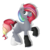 Size: 2000x2000 | Tagged: safe, artist:crayoneslapiz, oc, oc only, earth pony, pony, bow, female, high res, mare, simple background, solo, tail bow, transparent background
