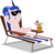 Size: 2162x2079 | Tagged: safe, artist:sonofaskywalker, edit, editor:slayerbvc, vector edit, princess luna, alicorn, pony, between dark and dawn, g4, beach chair, belly, chair, concave belly, crazy straw, crossed legs, drink, female, furless, furless edit, high res, hooves behind head, mare, nude edit, nudity, ponytail, relaxing, shaved, shaved tail, simple background, slender, solo, sunglasses, thin, transparent background, vector