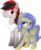 Size: 5240x6332 | Tagged: safe, artist:kopcap94, oc, oc:loki smile, oc:melody smile, pegasus, pony, absurd resolution, brother and sister, female, male, mare, siblings, simple background, stallion, transparent background, vector