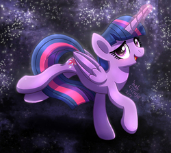 Size: 1345x1200 | Tagged: safe, artist:joakaha, twilight sparkle, alicorn, pony, g4, female, mare, solo, tail between legs, twilight sparkle (alicorn)