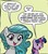 Size: 272x309 | Tagged: safe, artist:tonyfleecs, official comic, swift foot, twilight sparkle, alicorn, pony, thracian, g4, idw, spoiler:comic, spoiler:comicfeatsoffriendship01, cute, duo, female, mare, simple background, smiling, speech bubble, twilight sparkle (alicorn), yellow background