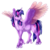 Size: 2628x2640 | Tagged: safe, artist:gaelledragons, twilight sparkle, alicorn, classical unicorn, pony, g4, chest fluff, cloven hooves, curved horn, female, high res, horn, mare, outline, simple background, solo, spread wings, transparent background, twilight sparkle (alicorn), unshorn fetlocks, wings