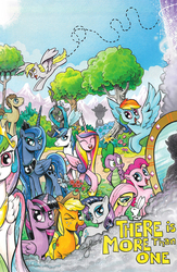 Size: 1040x1600 | Tagged: safe, artist:andypriceart, edit, idw, official comic, applejack, derpy hooves, doctor whooves, fluttershy, king sombra, pinkie pie, princess cadance, princess celestia, princess luna, queen chrysalis, rainbow dash, rarity, shining armor, spike, time turner, twilight sparkle, alicorn, changeling, changeling queen, pony, g4, spoiler:comic, spoiler:comic18, comics, cover, dark mirror universe, english, equestria-3, female, mane six, mare, no logo, observer, textless edit, twilight sparkle (alicorn)