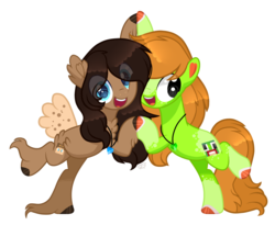 Size: 5000x4106 | Tagged: safe, artist:sugaryicecreammlp, oc, oc only, oc:moose, oc:nathan, earth pony, pony, absurd resolution, base used, deer tail, male, simple background, stallion, transparent background