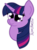 Size: 1400x1902 | Tagged: safe, artist:puperhamster, twilight sparkle, alicorn, pony, g4, bust, female, portrait, simple background, solo, transparent background, twilight sparkle (alicorn)