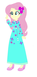 Size: 308x632 | Tagged: safe, artist:starman1999, fluttershy, equestria girls, g4, my little pony equestria girls: better together, clothes, female, long skirt, skirt, solo