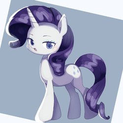 Size: 1900x1900 | Tagged: safe, artist:770nanao15, rarity, pony, unicorn, g4, abstract background, colored pupils, cute, female, mare, open mouth, raribetes, solo