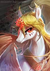 Size: 752x1063 | Tagged: safe, artist:begasus, oc, oc only, pegasus, pony, peytral, solo