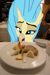 Size: 2296x3419 | Tagged: safe, artist:oceanrailroader, princess skystar, pony, g4, my little pony: the movie, food, high res, irl, photo, ponies in real life