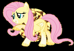 Size: 1126x770 | Tagged: safe, artist:cindystarlight, fluttershy, pony, g4, abstract background, alternate design, female, solo