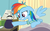 Size: 1131x707 | Tagged: safe, artist:swabhard, edit, edited screencap, screencap, rainbow dash, pony, g4, read it and weep, season 2, gritted teeth, implied hoofjob, lamp, meme face, sweet jesus