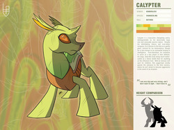 Size: 1280x956 | Tagged: safe, artist:hexfloog, oc, oc:calypter, changedling, changeling, adoptable, reference sheet