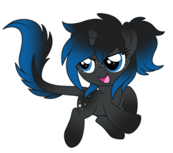Size: 1060x933 | Tagged: safe, artist:crystal-tranquility, oc, oc only, oc:astrid, pony, unicorn, female, filly, simple background, solo, transparent background