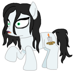 Size: 674x663 | Tagged: safe, artist:logan jones, ghost, ghost pony, pony, robot, robot pony, 1000 hours in ms paint, animatronic, decoration, donna the dead, female, gemmy, glowing eyes, halloween, holiday, ponified, simple background, transparent background