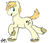 Size: 3874x3354 | Tagged: safe, artist:siggyderp, oc, oc only, pony, unicorn, birthday gift, high res, male, open mouth, side view, signature, simple background, solo, stallion, unshorn fetlocks, walking, white background