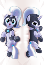 Size: 3974x5911 | Tagged: safe, artist:jhayarr23, silver sable, pony, unicorn, g4, sparkle's seven, :o, absurd resolution, body pillow, female, guardsmare, helmet, looking at you, mare, night guard, open mouth, royal guard, tail wrap, unicorn royal guard