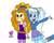 Size: 1000x799 | Tagged: safe, artist:stella-exquisa, adagio dazzle, trixie, equestria girls, g4, female, lesbian, ship:triagio, shipping