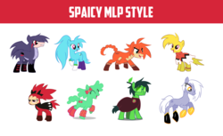 Size: 4010x2457 | Tagged: safe, artist:loulouvz, oc, earth pony, pony, ponified, spaicy