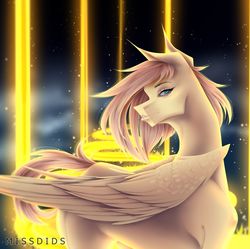Size: 1024x1018 | Tagged: safe, artist:missdids, oc, oc only, pegasus, pony, solo