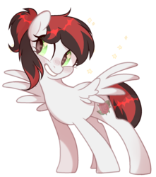 Size: 955x1080 | Tagged: safe, artist:unichan, oc, oc only, oc:siren, pegasus, pony, female, mare, simple background, solo, transparent background, ych result