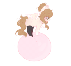Size: 1125x1042 | Tagged: safe, artist:crystal890, oc, oc only, oc:mary, pegasus, pony, ball, chibi, female, mare, simple background, solo, transparent background