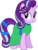 Size: 4000x5242 | Tagged: safe, artist:pilot231, starlight glimmer, pony, unicorn, g4, clothes, dress, female, flower, flower in hair, mare, simple background, smiling, solo, transparent background, vector