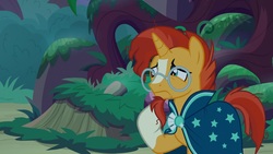 Size: 1920x1080 | Tagged: safe, screencap, sunburst, pony, g4, student counsel, everfree forest, male, solo, stallion