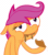 Size: 748x855 | Tagged: safe, artist:hotdiggedydemon, edit, scootaloo, bird, chicken, pegasus, pony, .mov, g4, animated, cute, cutealoo, derp, eating, female, filly, food, gif, hotdiggedydemon-ish, implied cannibalism, ponies eating meat, simple background, that pony sure does love chickens, transparent background