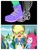 Size: 3106x4096 | Tagged: source needed, safe, screencap, applejack, bulk biceps, pinkie pie, rainbow dash, accountibilibuddies, equestria girls, equestria girls series, g4, spoiler:choose your own ending (season 2), spoiler:eqg series (season 2), bone, broken bone, broken foot, cloud, feet, jackabuse, ouch, skeleton, x-ray, x-ray picture, you know for kids