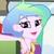 Size: 225x225 | Tagged: safe, screencap, princess celestia, principal celestia, equestria girls, g4, my little pony equestria girls: legend of everfree, bust, cute, cutelestia, female, portrait, solo