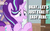 Size: 1280x800 | Tagged: safe, edit, edited screencap, screencap, starlight glimmer, pony, g4, the beginning of the end, caption, discovery family logo, female, image macro, nervous, solo, text